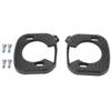 Estink Cycling Shoes Cleat Cover, 1 Pair Black Rubber Quick Release Cycling Pedal Cleat Cover Pedal Shoe Cleat Covers Fit for Zero Light Action Cycling Accessory view 1
