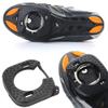 Estink Cycling Shoes Cleat Cover, 1 Pair Black Rubber Quick Release Cycling Pedal Cleat Cover Pedal Shoe Cleat Covers Fit for Zero Light Action Cycling Accessory view 3
