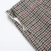 Tweed Skirt for Women 2023 High Waisted Pencil Fall Winter Short Mini Plaid Skirts, Grid Multicolor, L view 3
