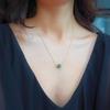 ABSHEL Emerald Necklace for Women, Premium Gold Cube Necklaces for Women - Tarnish Free 18K Gold Vermeil Certified S925 Classic Statement Gold Jewelry for Women - Mothers Day Gifts for Mom Wife view 2
