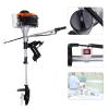 Bacacoo 4 Hp 53.2cc Outboard Motor, Heavy Duty Air Cooling Of Fishing Boat Engine, 4 Stroke Inflatable Fishing Boat Engine, For Rubber Boat Fishing Boat Hand Start Outboard Motor + Bracket view 3