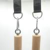 Pull up Handles Pull up Grips Strength Training Exerciser Unisex Wood Sticks Hand Grips with Straps for Strength Training Gym Workout view 2