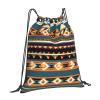 Native American Pattern Unisex Simple Leisure Drawstring Bag,Gym Drawstring Bags,Outdoor Portable Backpack Storage Bags view 2