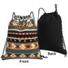 Native American Pattern Unisex Simple Leisure Drawstring Bag,Gym Drawstring Bags,Outdoor Portable Backpack Storage Bags view 3