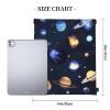 Planets Stars And Milky Way Galaxy Unisex Simple Leisure Drawstring Bag,Gym Drawstring Bags,Outdoor Portable Backpack Storage Bags view 4