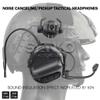 Airsoft Military Game Fast Tactical Helmet With HD Noise Reduction Multicam Headset Helmet Cover,For Hunting Paintball CS Cosplay (Tan/L) view 4