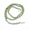 Vintage Japan Japanese 6-7mm x 3-4mm Green Freshwater Rice Pearl 15" Strand view 1