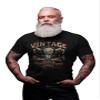 50th Birthday Gift Shirt for Men - Vintage (Birth Year) Aged to Perfection - Bull Skull - F/4X view 2
