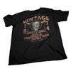 50th Birthday Gift Shirt for Men - Vintage (Birth Year) Aged to Perfection - Bull Skull - F/4X view 4