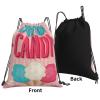 Cotton Candy Unisex Simple Leisure Drawstring Bag,Gym Drawstring Bags,Outdoor Portable Backpack Storage Bags view 3