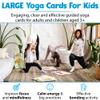 Extra Large Yoga Pose and Breathing Exercise Cards for Kids - Promote Mindfulness, Meditation and Self Care for Children - A Fun Preschool Game - Teach Kids Mindfulness Tools Through Yoga view 2