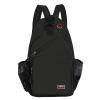 Afreter Crossbody Sling Backpack Men and Women Sling Bag Shoulder Backpack Travel Hiking Chest Bag Daypack (Black) view 1