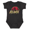 Xtreme Apparrel Atlanta Skyline Kid's Bodysuit for Soccer Fans (Black, 24M) view 1