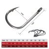 DHAEY SeroNi 600/1000pcs Box Fishing Hooks Set High Carbon Steel Barbed Fishhook Rock Fishing Equipment Gear Tackle Accessories(600pcs) view 4
