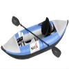 EZ BREEZE Explorer Inflatable Boat Heavy Duty One Person Kayak Pro with Boat Accessories for Fishing Yoga Tourism Surfing Racing Camping and Exploring & Removable Skeg, Drop Stitch Floor 380X 12'6" view 1