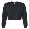 Independent Trading Co. Womens Lightweight Crop Crew Pullover, XL, Bone view 1