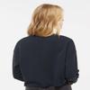 Independent Trading Co. Womens Lightweight Crop Crew Pullover, XL, Bone view 4