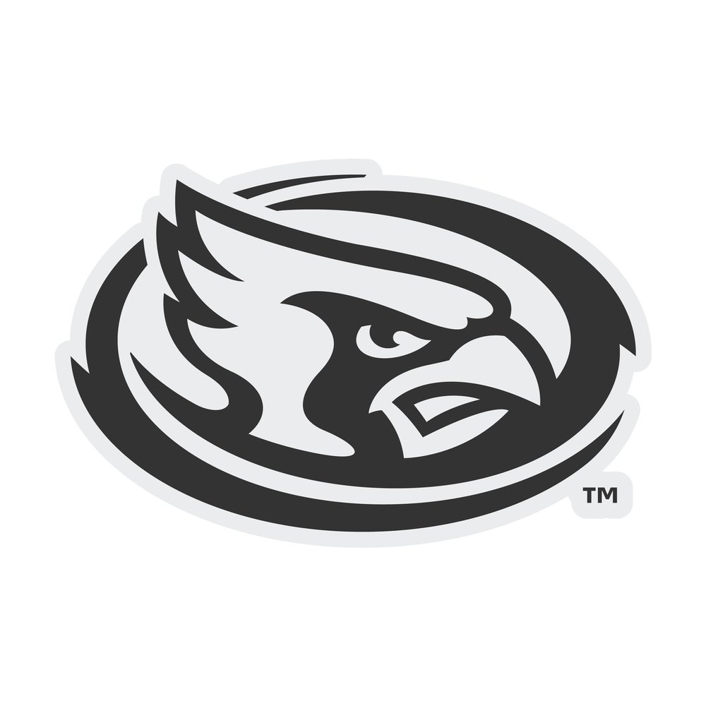 Iowa State Cyclones Vinyl Decal Sticker 2 Inch Clear Officially Licensed Collegiate Product