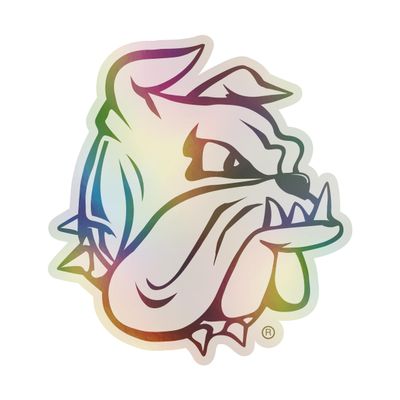 Minnesota Duluth Bulldogs Vinyl Decal Sticker 12 Inch Holographic Officially Licensed Collegiate Product