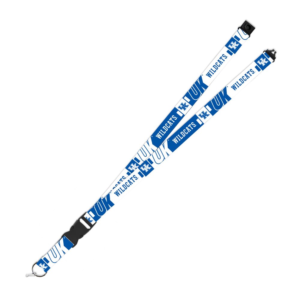 Rico Industries NCAA Kentucky Wildcats 19" x 1" Premium Unisex-Adult Safety Breakaway Lanyard - Flash
