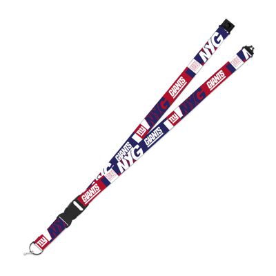 Rico Industries NFL Football New York Giants 19" x 1" Premium Unisex-Adult Safety Breakaway Lanyard - Flash