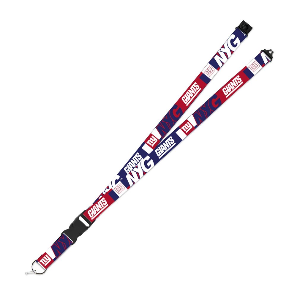Rico Industries NFL Football New York Giants 19" x 1" Premium Unisex-Adult Safety Breakaway Lanyard - Flash
