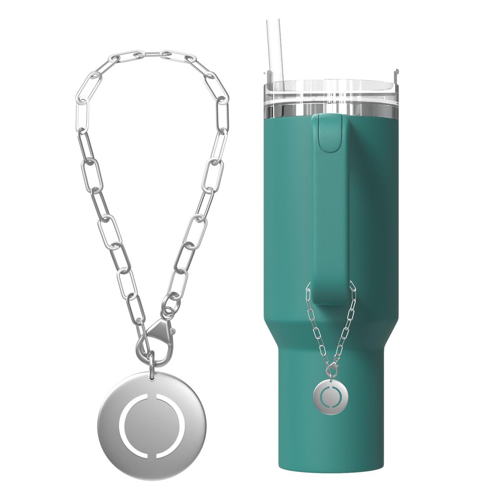TMNOVO Stanley Accessories Charms Silver Stanley Accessories 40 oz A-Z Letter Charm for Stanley Cup Tumbler Accessories Compatible with Yeti & Hydro Flask (Initial_O)