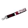 Rico Industries NBA Basketball Miami Heat Wrist Lanyard Key Chain, Cute Wristlet Strap Keychain Holder for Women Men Car Keys ID Badges Card Wallet Phone Camera view 1