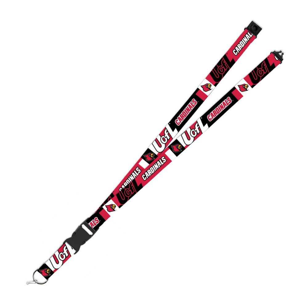 Rico Industries NCAA Louisville Cardinals 19" x 1" Premium Unisex-Adult Safety Breakaway Lanyard - Flash