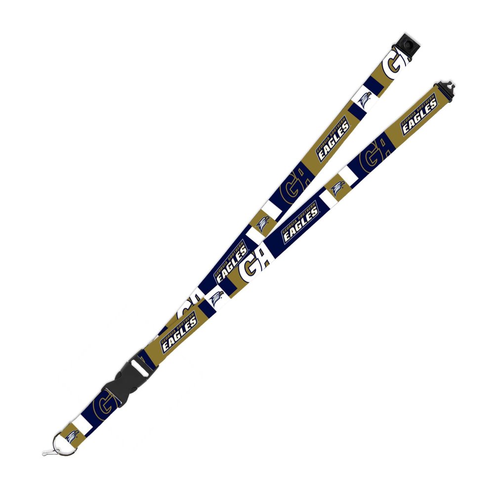 Rico Industries NCAA Georgia Southern Eagles 19" x 1" Premium Unisex-Adult Safety Breakaway Lanyard - Flash