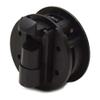 Boat Pull Latch | Non-Locking Black Plastic 2 1/8 Inch view 2