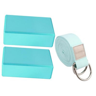 BESPORTBLE 3pcs Yoga Bricks Resistance Bands Yoga Tension Band Workout for Women Props Fitness Exercise Women