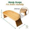 MONK & LLAMA Monk & Llama Meditation Bench Black- Foldable, Ergonomic, Bamboo Kneeling Stool Perfect Seiza Bench Meditation Stool Chair for Prayer & Travel - Deeper & Enjoyable Sessions view 2