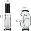 Golf Bag, Professional Golf Sunday Bag with 4 Universal Wheels, High-end Waterproof Microfiber Leather Golf Cart Bag, Portable Golf Stand Bag for Men & Women(Black) view 2