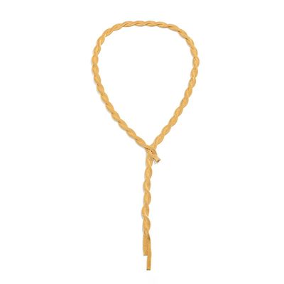 COLORFUL BLING Minimalist Dainty Gold Y Long Twisted Snake Chain Layered Choker Necklace for Women Punk Hip Hop Jewelry-Gold All Twisted