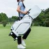 Golf Bag, Golf Bag with 4 Wheels, Golf Bag for Men and Women, Easy to Carry, Convenient & Accessible(White) view 3