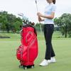 Golf Bag, Golf Bag with 4 Wheels, Golf Bag for Men and Women, Easy to Carry, Convenient & Accessible(White) view 4