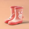 Ikevan Girls First Walking Foot Warmer Children's Rain Shoes Boys And Girls Water Shoes Baby Rain Boots Water (C, 1.5 Big Kids) view 3