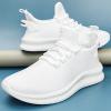 Men's Fashion Sneakers Casual Trail Running Shoes Men's Sports Hiking Shoes (Color : White, Size : 12) view 3