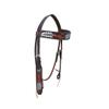 Western Horse Headstall Bridle Breast Collar Reins Tack Set Leather Floral Tooled Handmade Full Cob Pony Breastplate ME-HBC-085 (Cob) view 3