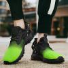 Men's Hiking Trail Running Shoes Breathable Fashion Casual Shoes Tennis Sports Men's Shoes (Color : Green, Size : 10) view 2