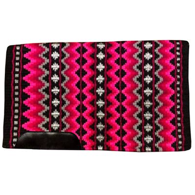 Western Horse Saddle Pad Blanket Show Ranch Pad Custom Handmade New Zealand Wool Oversized 34" x 42" | 34" x 40" | 34" x 38" (Color 19, 34 x 42 Inches)