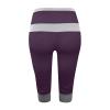 Uillui Capris for Women Plus Size Stretchy Workout Pants Soft Comfy Yoga Sweatpants Drawstring Waist Casual Cropped Trousers view 2