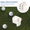 BESPORTBLE Portable Golf Holder Bag Compact Golfs Storage Pouch Pu Material for Golfing Accessories Waist Bag for Easy Carrying Reusable Sports Utility Pouch view 2