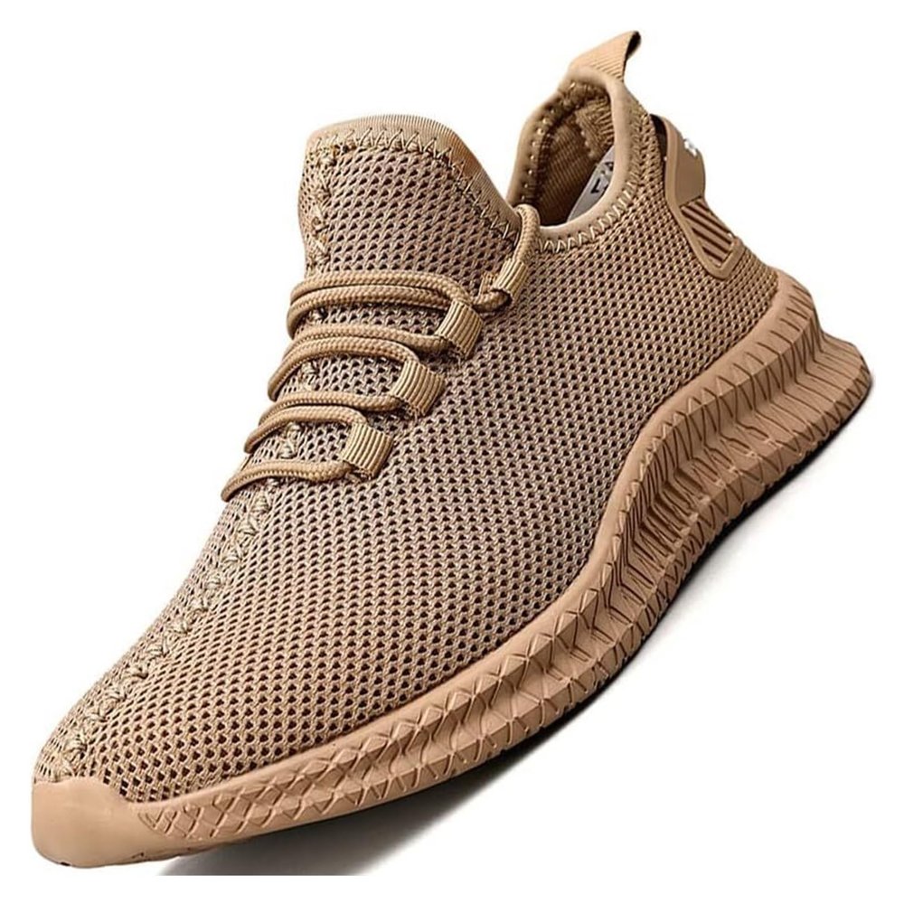 Men's Fashion Sneakers Casual Trail Running Shoes Men's Sports Hiking Shoes (Color : Brown, Size : 11)
