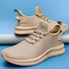 Men's Fashion Sneakers Casual Trail Running Shoes Men's Sports Hiking Shoes (Color : Brown, Size : 11) view 2