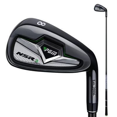 PGM Golf Clubs NSR III Golf Iron #8 Thru Gap Wedge with Graphite Shafts for Right-Handed Golfers - S Flex
