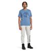 Timberland Men's Linear Logo Sweatpant, Medium Grey Heather, Small view 2