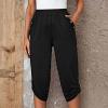 Joggers for Women Athletic Fit Outdoor Running Sports Sweatpants High Waist Capris Cropped Trousers Lounge Work Pants view 2