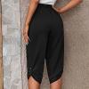 Joggers for Women Athletic Fit Outdoor Running Sports Sweatpants High Waist Capris Cropped Trousers Lounge Work Pants view 3